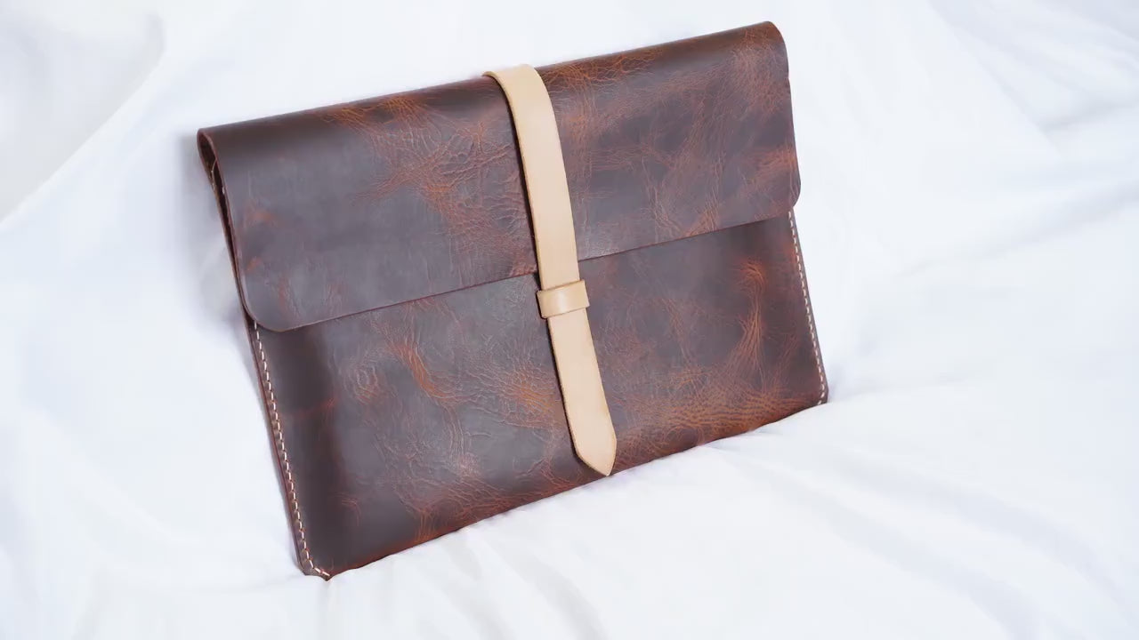 Leather MacBook sleeve | MacBook Case | minimalist iPad sleeve | Laptop case 11, 13, 14, 15, 16,17